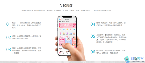 
婚恋相亲交友系统V10.2新超大型婚恋社交、相亲、征婚、互动系统，继承了此前O2O、SNS及B2C的优秀特点
-创新博客-专注于资源分享的blog
-第2
张图片